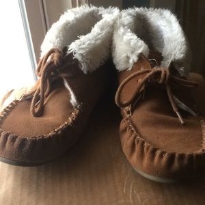 Brown slippers